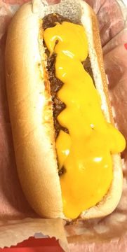 Chili & Cheese Dog at Hot Dog Diner & Burger Company in Parma, Ohio