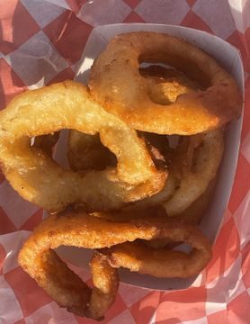 Onion Rings at Hot Dog Diner & Burger Company in Parma, Ohio
